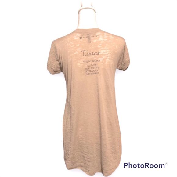 BCBGMaxAzria Taurus Zodiac T-Shirt- Size Small - Picture 4 of 10